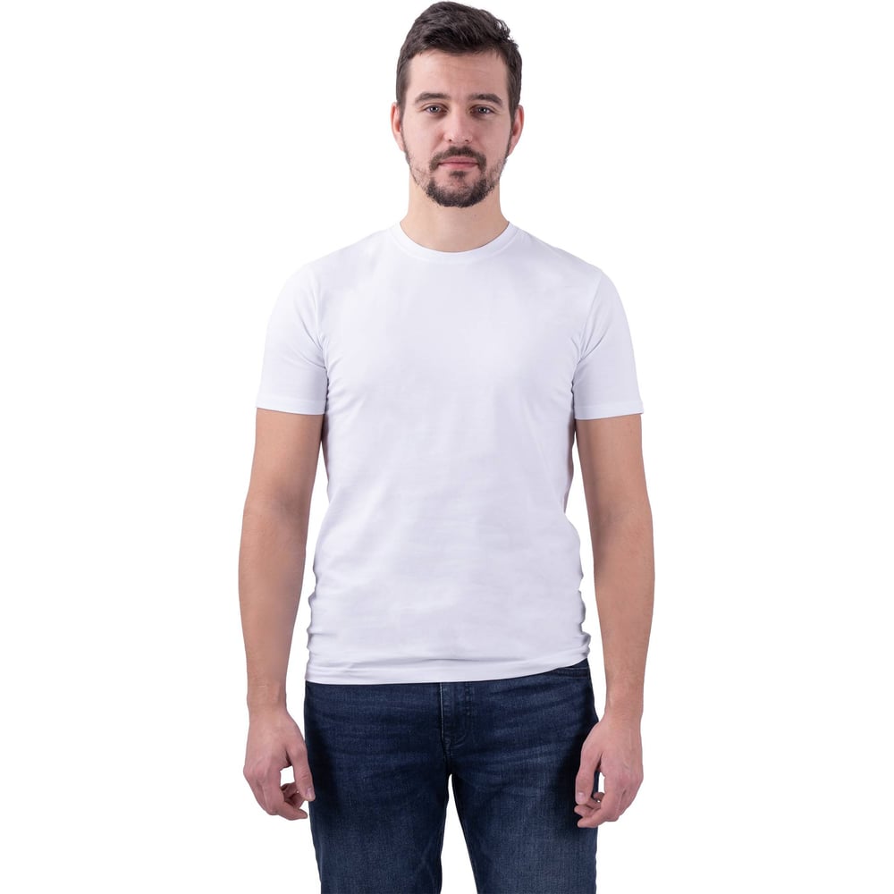 Изображение товара Футболка ГК Спецобъединение с лайкрой белая для мужчин 2XL