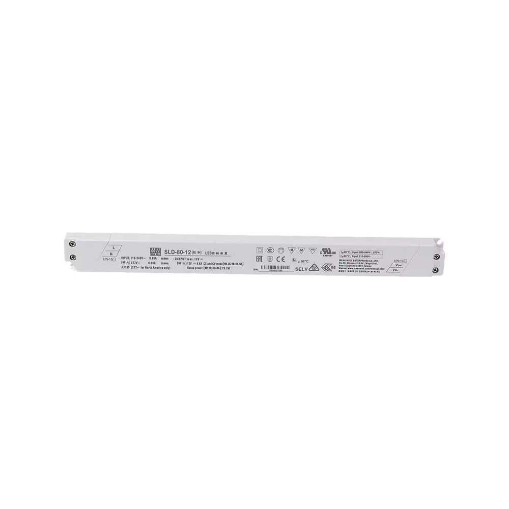 Изображение товара LED-драйвер Mean Well SLD-80-12 AC-DC 79.2Вт