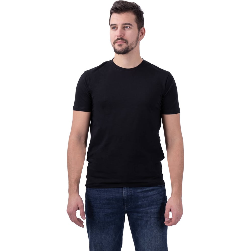 Изображение товара Мужская черная футболка ГК Спецобъединение с лайкрой 2XL