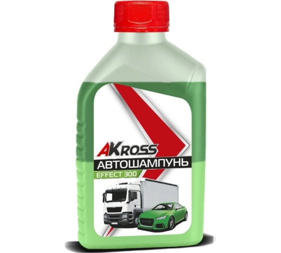 Изображение товара Шампунь для бесконтактной мойки Effect 300 1 л двухкомпонентный AKross AKS0013COS