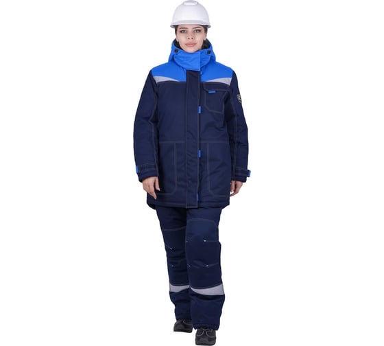 Изображение товара Женский костюм ГК Спецобъединение КМ-10 ЛЮКС от пониженных температур воздуха и ветра, механических воздействий и ОПЗ ( Кос 236/96/170