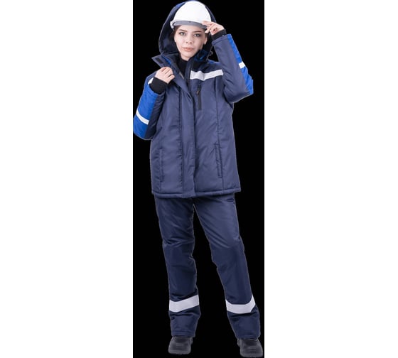 Изображение товара Костюм ГК Спецобъединение РОУД зимний, т/синий-василек, женский (112-116, 158-164), Кос 227/112/158