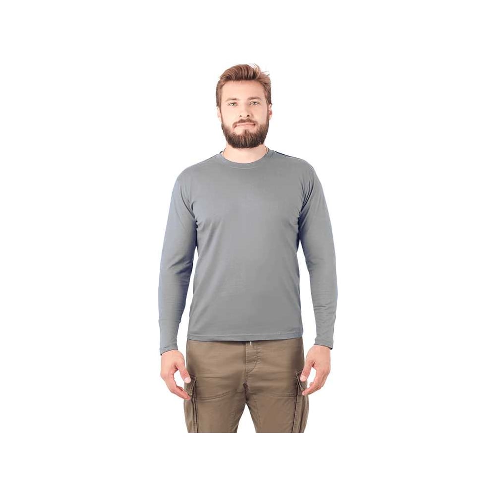 Изображение товара Футболка ГК Спецобъединение длинный рукав 5XL 160 г/м2 серого цвета
