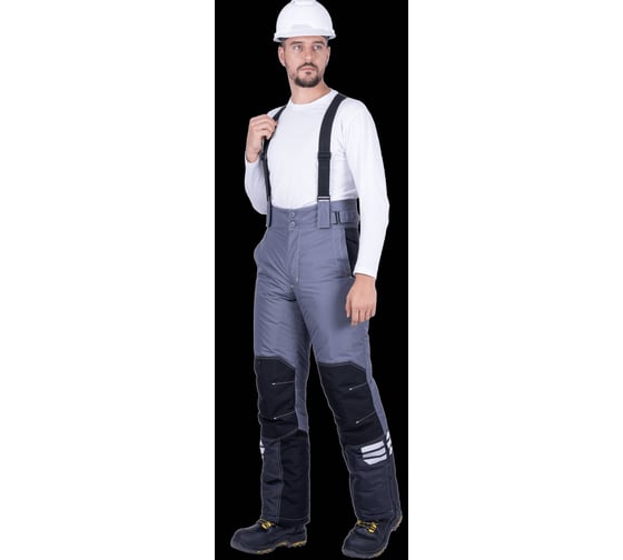 Изображение товара Мужские брюки Iform ЭДВАНС от пониженных температур воздуха и ветра, механических воздействий и ОПЗ, серый Брю 212/88/158