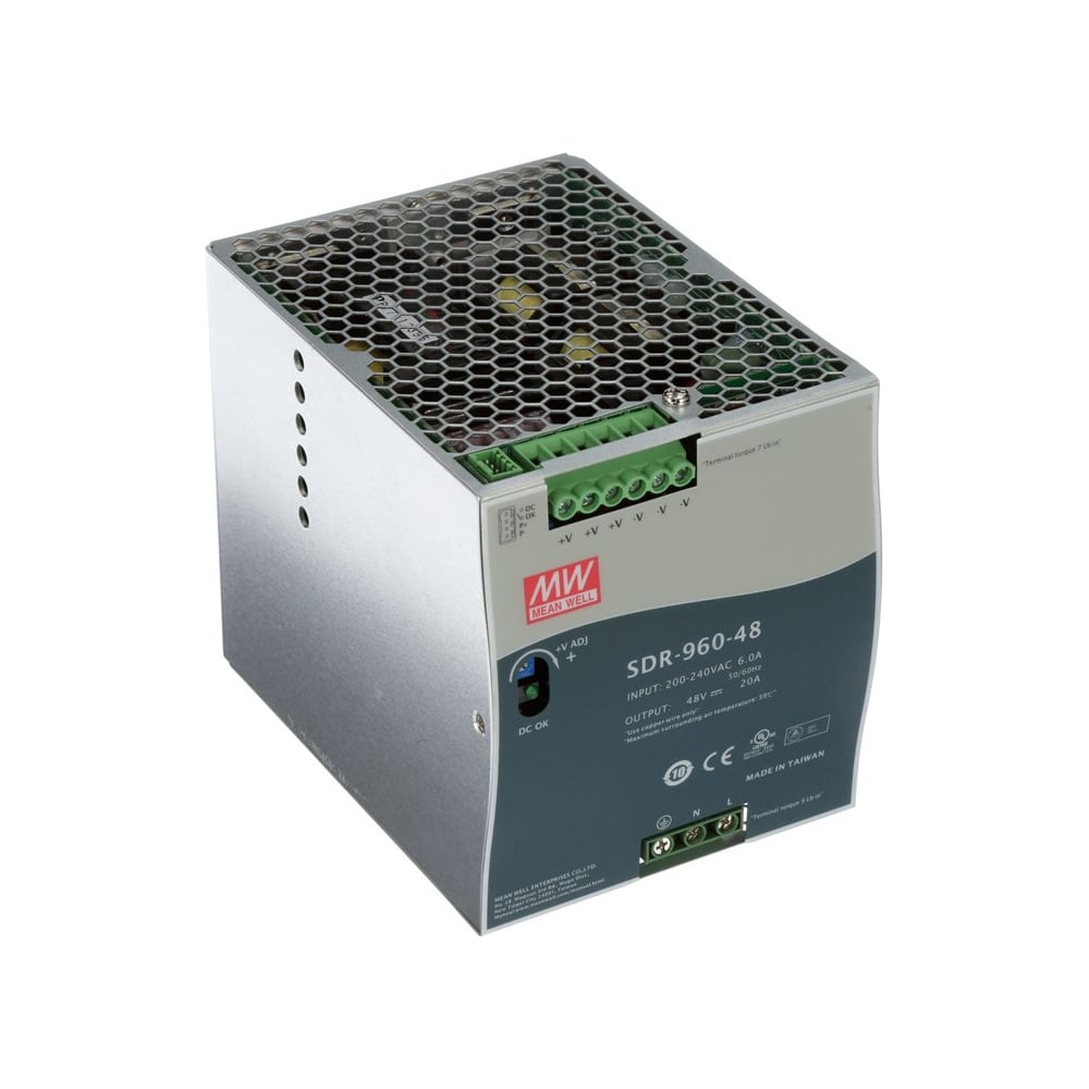 Изображение товара Блок питания Mean Well AC/DC SDR-960-48 мощностью 960 Вт