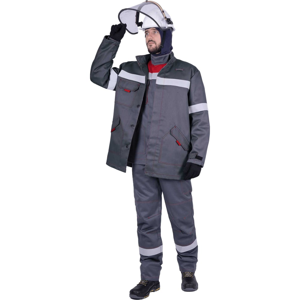 Изображение товара Куртка-накидка электробезопасная термо с световозвращающей полосой для работы в условиях повышенной