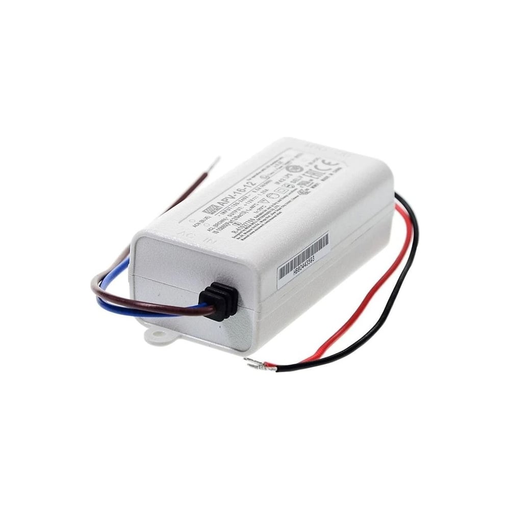 Изображение товара LED-драйвер Mean Well AC-DC APV-16-12 15Вт для светодиодных систем