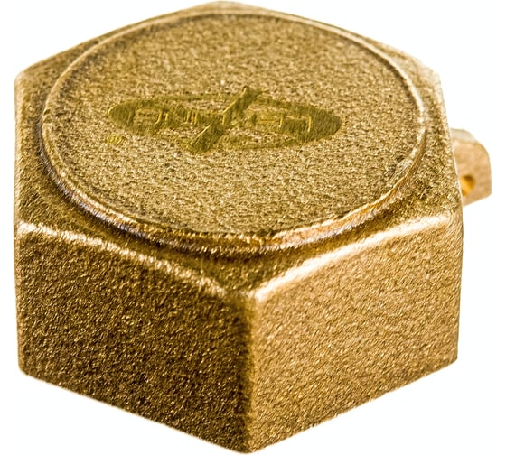 Изображение товара Заглушка LEXLINE 1/2 вн., латунь, с контротверстием 15  514573