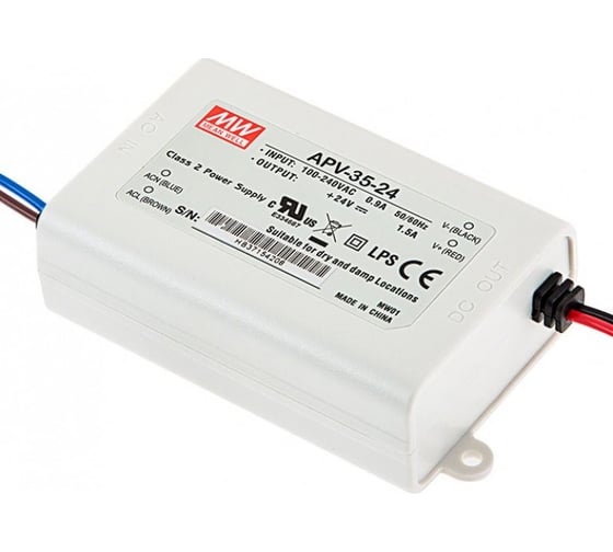 Изображение товара Источник питания Mean Well AC/DC APV-35-24 Т02039745