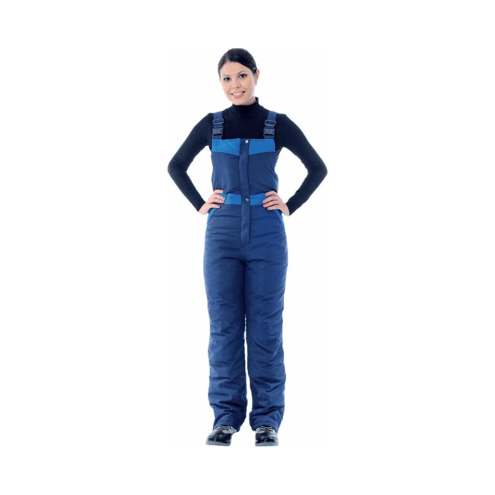 Изображение товара Зимний женский полукомбинезон ГК Спецобъединение ЗИМУШКА 48-50 васильковый