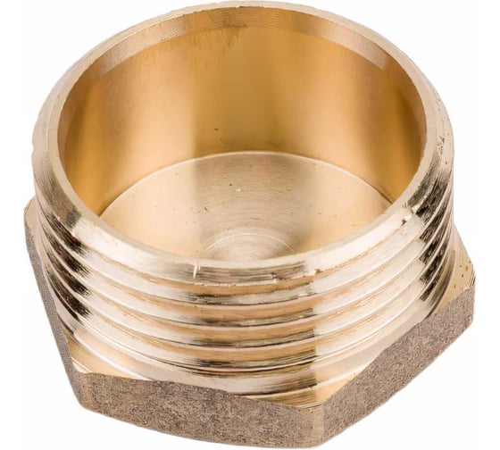 Изображение товара Заглушка LEXLINE 1 нар., латунь с контрольным отверстием 25 512222