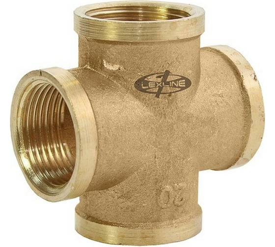 Изображение товара Крестовина LEXLINE 3/4, вн/вн/вн/вн., латунь 20  516615