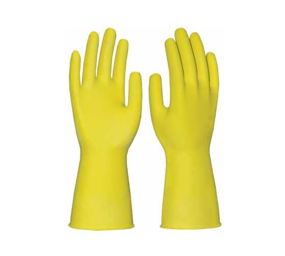 Изображение товара Перчатки ГК Спецобъединение ХОЗЯЙСТВЕННЫЕ, латекс, без подложки, 0.36/300мм (XL), Пер 125/XL