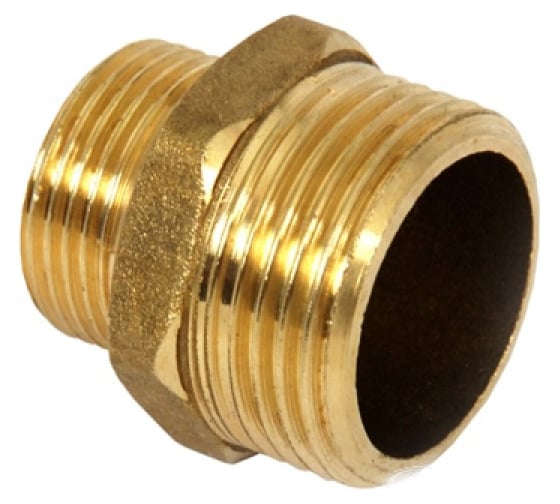 Изображение товара Переходной ниппель LEXLINE 2-1 1/4 нар/нар., латунь 50-32  513490