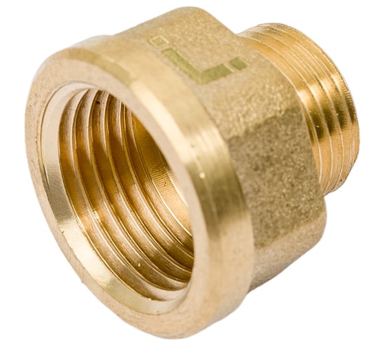 Изображение товара Переходник LEXLINE 1/2-3/8 вн/нар., латунь, 15-10  513296