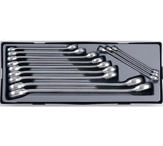 Изображение товара Набор накидных ключей 15гр 10х11мм - 30х32мм. 12 предметов FORCE T51226A