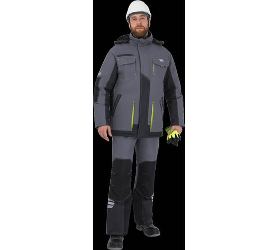 Изображение товара Мужская куртка Iform ЭДВАНС от пониженных температур воздуха и ветра, механических воздействий и ОПЗ, серы Кур 662/128/182