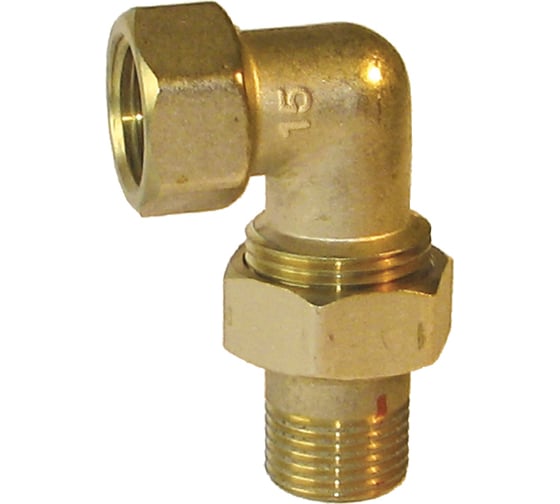 Изображение товара Переходник со сгоном LEXLINE 1/2, угловой, латунь 15  516611