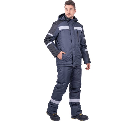 Изображение товара Костюм ГК Спецобъединение РОУД зимний, т.серый-черный (120-124, 170-176), Кос 491/120/170