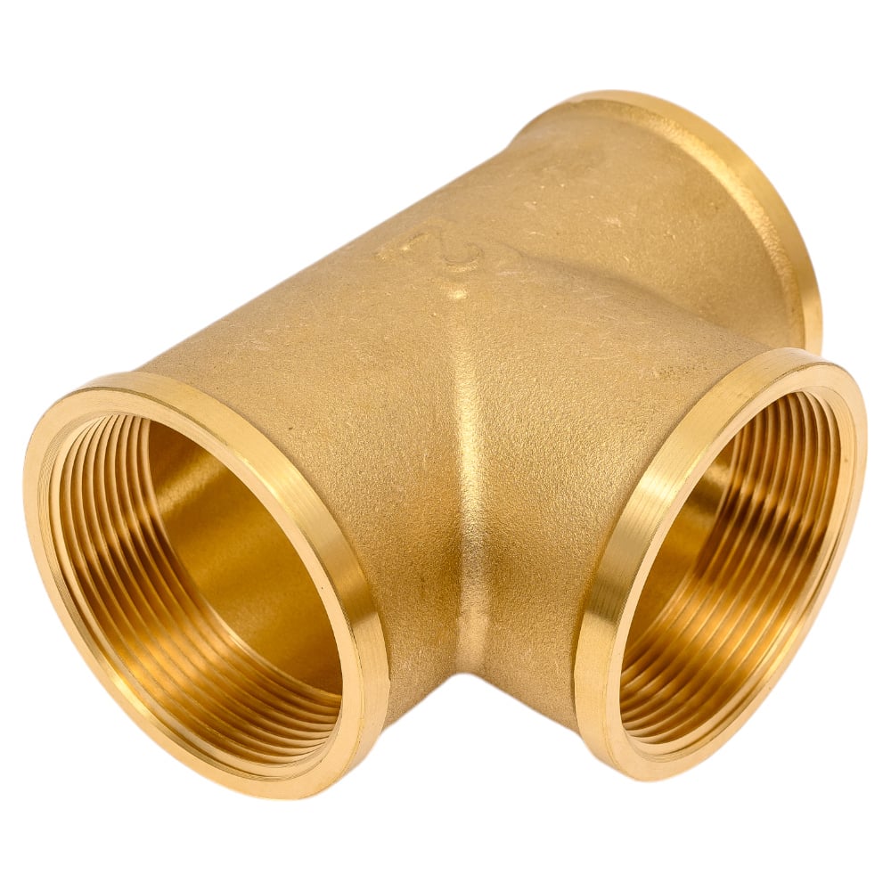 Изображение товара Тройник латунный LEXLINE 2 вн/вн/вн. для труб 50 мм сборка