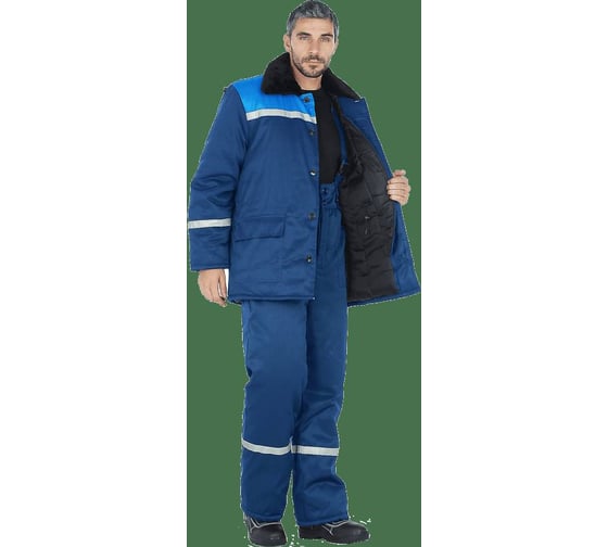 Изображение товара Куртка мужская ГК Спецобъединение зимняя, т/синий-василёк (88-92, 170-176) Кур 311/88/170