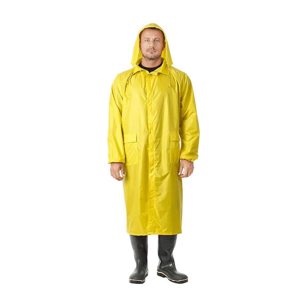 Изображение товара Плащ Желтый ГК Спецобъединение НЕЙЛОН 2XL водонепроницаемый с отражающей полосой