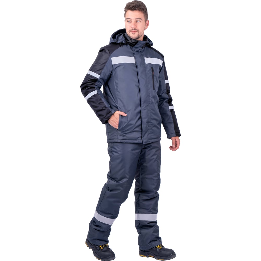 Изображение товара Зимняя куртка ГК Спецобъединение РОУД для мужчин с утеплителем и светоотражающими полосами