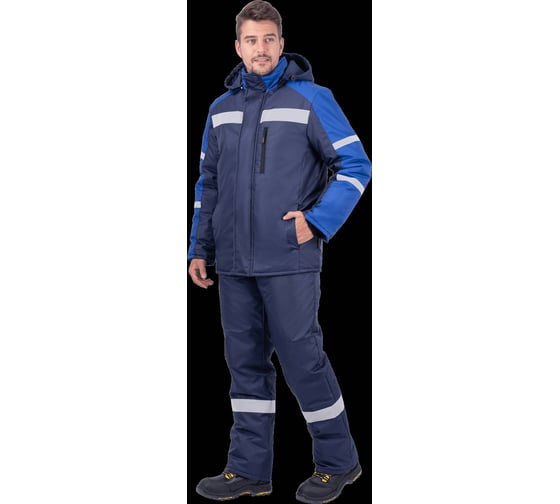 Изображение товара Костюм ГК Спецобъединение РОУД зимний, т/синий-василек (112-116, 182-188), Кос 920/112/182