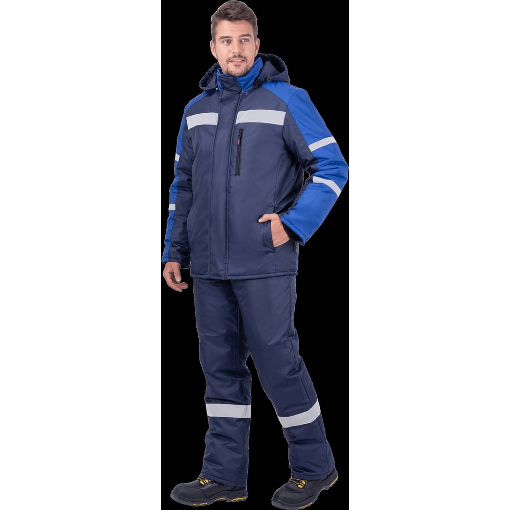 Изображение товара Куртка ГК Спецобъединение РОУД зимняя, т/синий-василек (128-132, 182-188), Кур 203/128/182