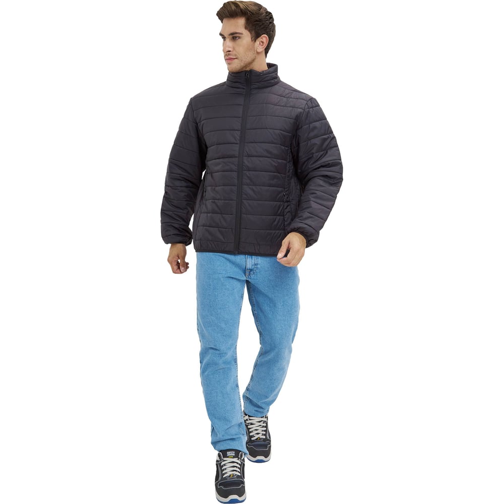 Изображение товара Куртка ГК Спецобъединение ДЕМИ стеганая черная 2XL для повседневной жары и холода