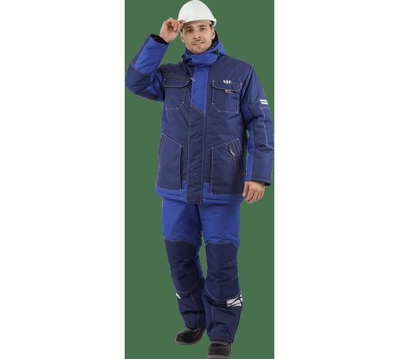 Изображение товара Мужская куртка Iform ЭДВАНС от пониженных температур воздуха и ветра, механических воздействий и ОПЗ, сини Кур 434/88/182