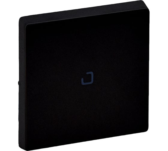 Изображение товара Лицевая панель Legrand Valena LIFE для выключателя одноклавишного с подсветкой/индикацией Антрацит 756102