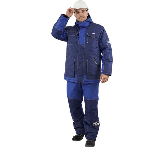 Изображение товара Мужская куртка Iform ЭДВАНС от пониженных температур воздуха и ветра, механических воздействий и ОПЗ, сини Кур 434/88/170