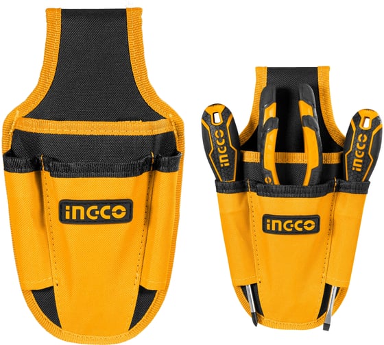 Изображение товара Поясная сумка для инструментов INGCO 4 кармана HTBP04011