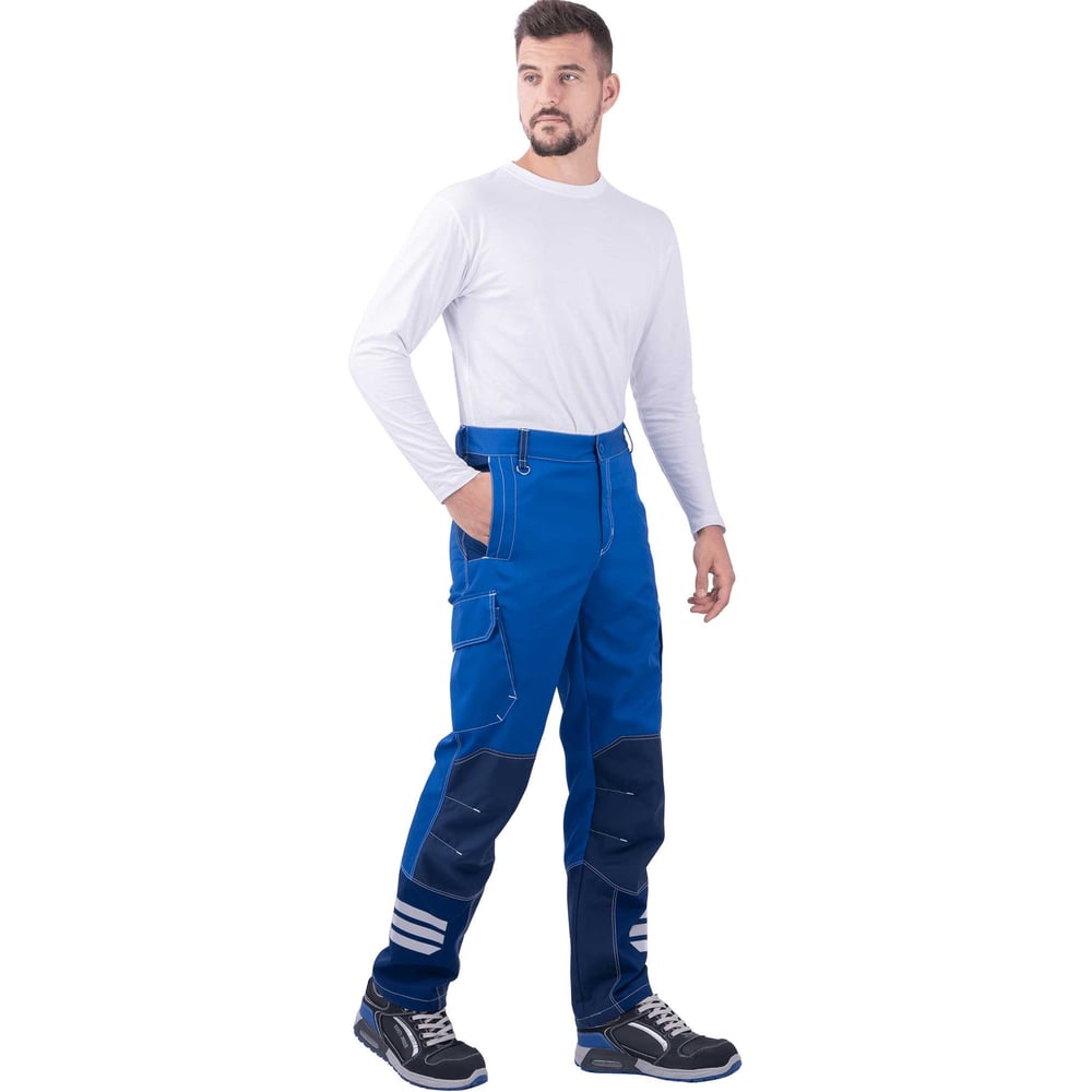 Изображение товара Мужские брюки Iform ЭДВАНС от механических воздействий и ОПЗ, василек/синий (128-132, 182-188), Брю 617/128/182
