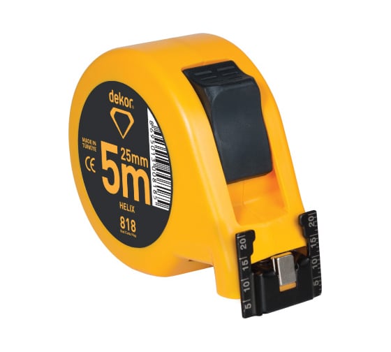 Изображение товара Рулетка 3 м х 16 мм DEKOR HASSAN с магнитным захватом HELIX MAGNETIC 816