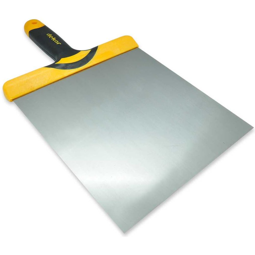 Изображение товара Шпатлёвочная лопатка DEKOR HASSAN 200x200 мм нержавеющая сталь пластиковая ручка