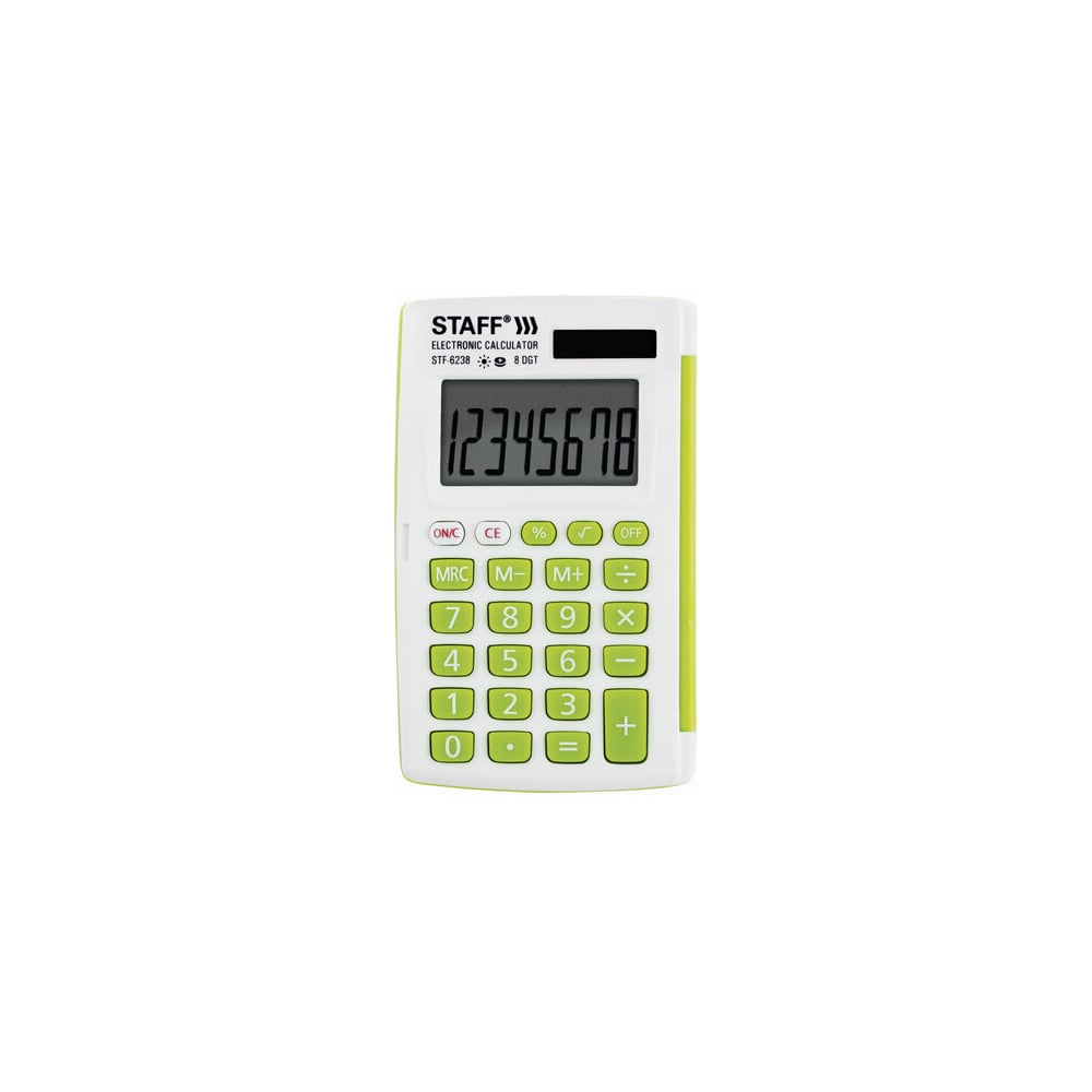 Карманный калькулятор Staff калькулятор карманный 8 разрядный kk 328 с мелодией