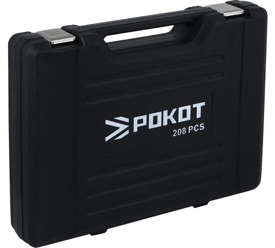 Изображение товара Набор инструмента РОКОТ 208 предметов, кейс 689-023