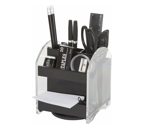 Изображение товара Канцелярский набор STAFF Форум, 15 предметов, вращающаяся конструкция, 231077