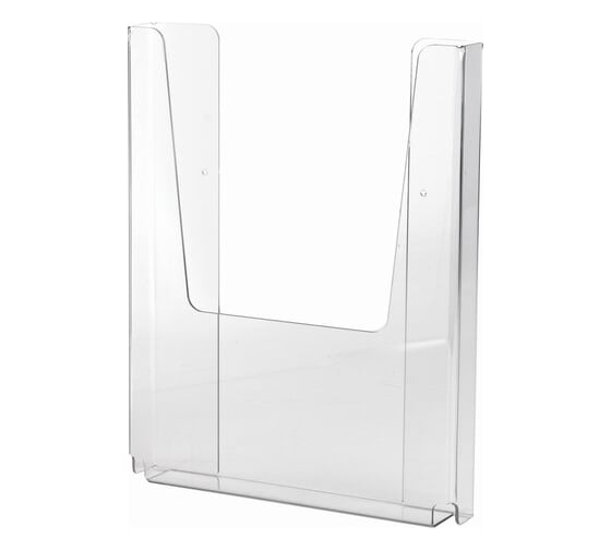 Изображение товара Вертикальная настенная подставка STAFF для рекламных материалов 280х215х32мм, А4, 291173