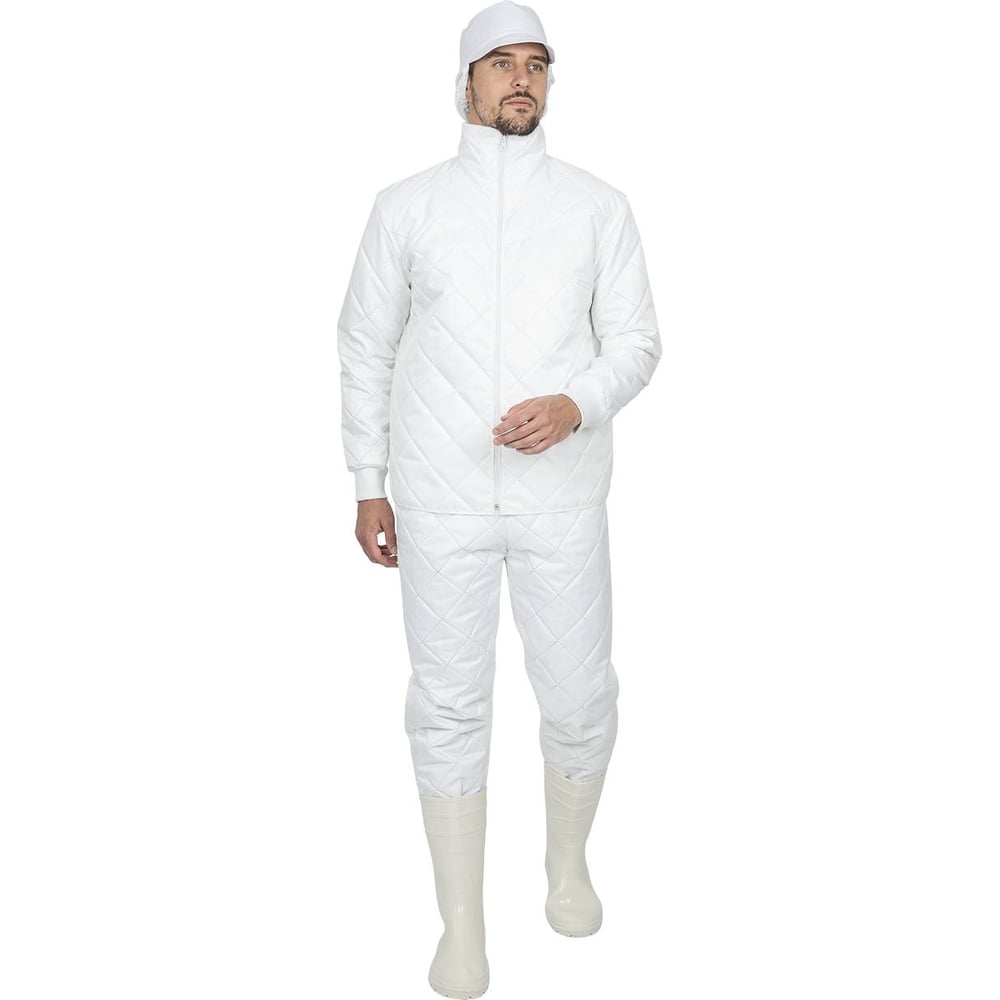 Изображение товара Утепленная куртка ГК Спецобъединение АПРЕЛЬ белая 44-46