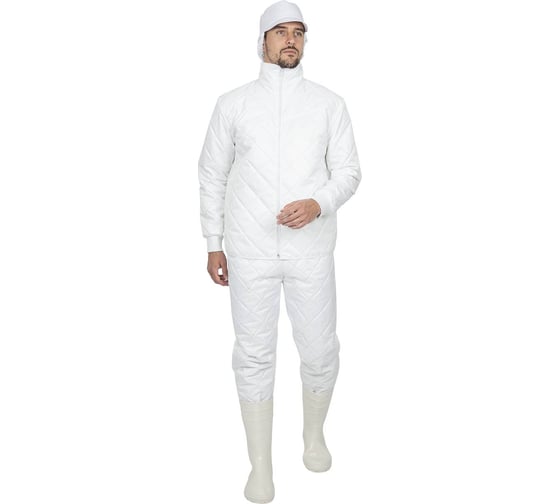 Изображение товара Утепленная куртка ГК Спецобъединение АПРЕЛЬ, белая (88-92, 158-164), Кур 300/88/158