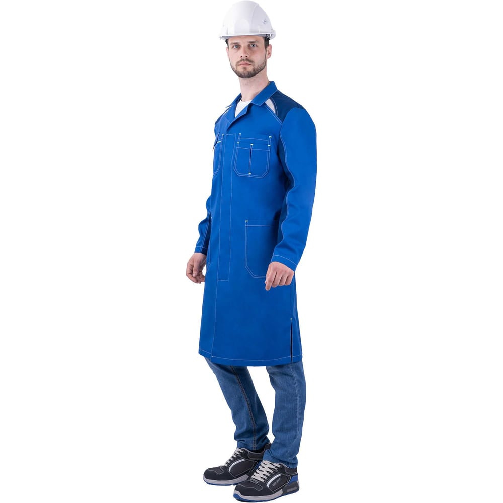Изображение товара Мужской халат Iform ТУРБО SAFETY защитный, синий, рост 170-176 см