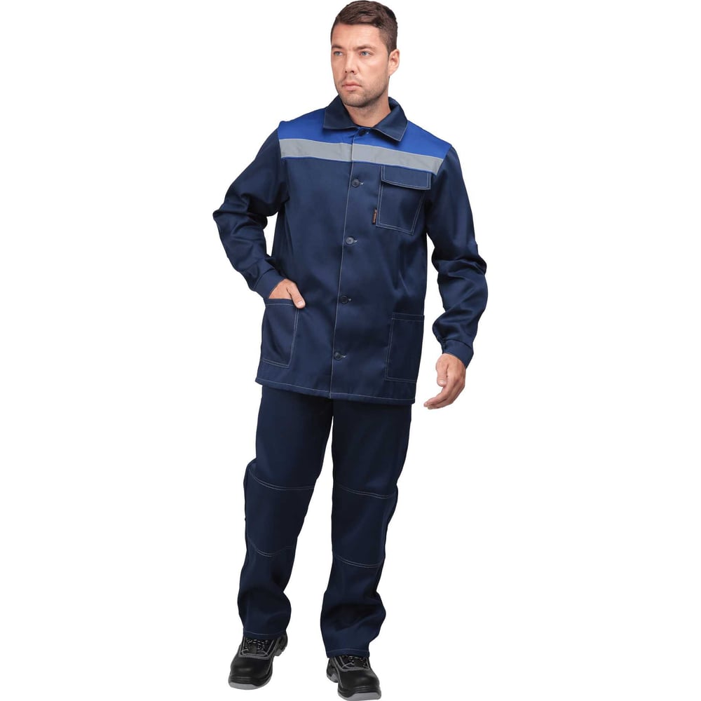 Изображение товара Летний мужской костюм двойка ГК Спецобъединение ПРОФИ т/синий-василёк