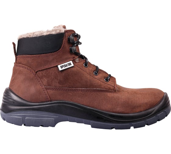 Изображение товара Ботинки ГК Спецобъединение OPERATOR PRIME с КП и КС шерст.мех (К-24.6.4.3.3 ), кожа Pull-Up ПУ/ТПУ (42), Бот 226/42