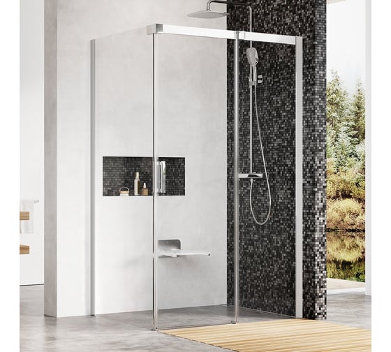 Изображение товара Душевой уголок Ravak Matrix MSDPS-120/90 см, R, правый, блестящий профиль, прозрачное стекло 0WPG7C00Z1