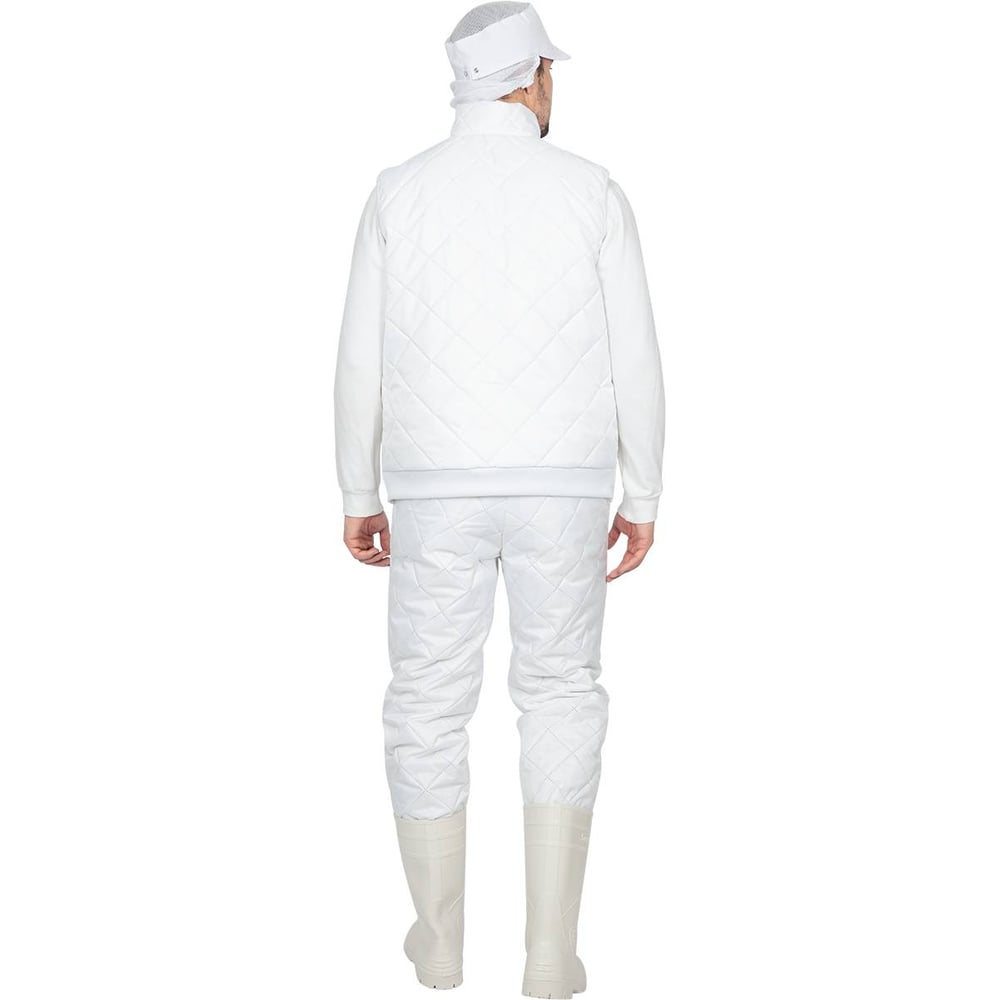 Изображение товара Утепленный жилет ГК Спецобъединение АПРЕЛЬ белый для мужчин 56-58 тепло и защита