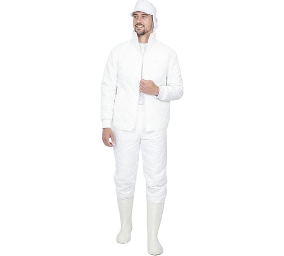 Изображение товара Утепленные брюки ГК Спецобъединение АПРЕЛЬ, белые (96-100, 182-188), Брю 301/96/182