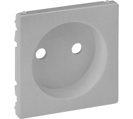 Изображение товара Лицевая панель Legrand Valena LIFE силовой розетки 2К Алюминий 754972
